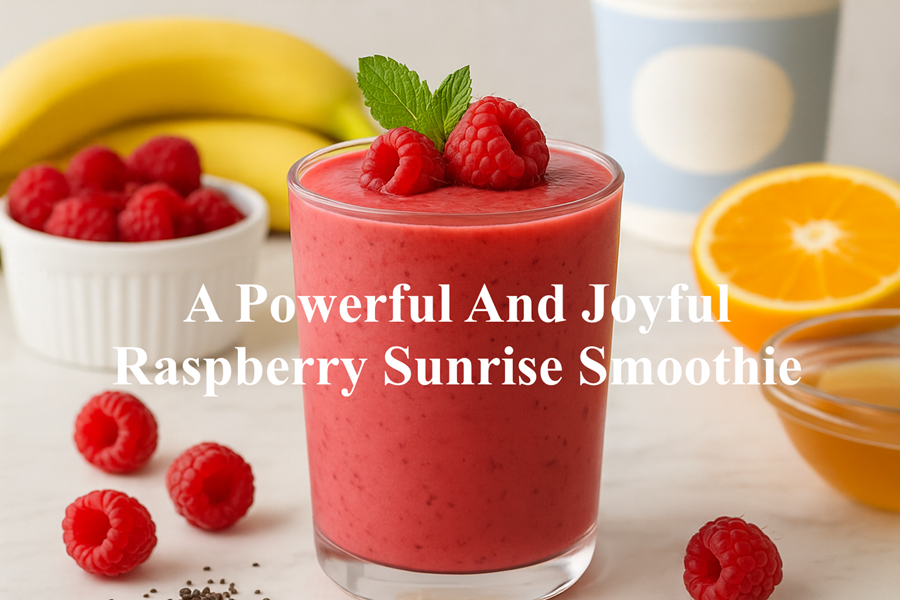 Raspberry Sunrise Smoothie