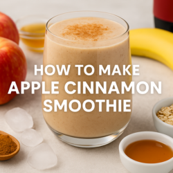 how to make apple cinnamon smoothie
