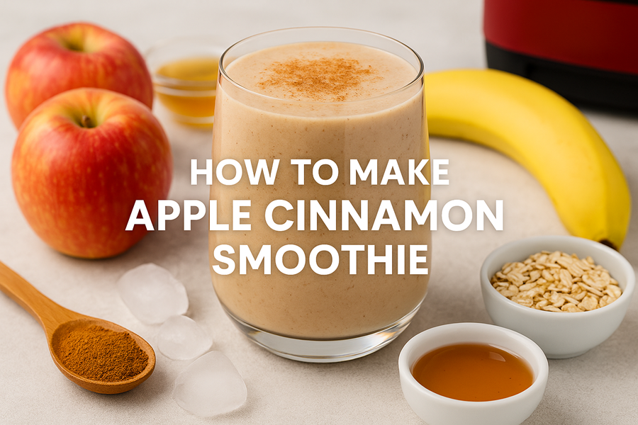 how to make apple cinnamon smoothie