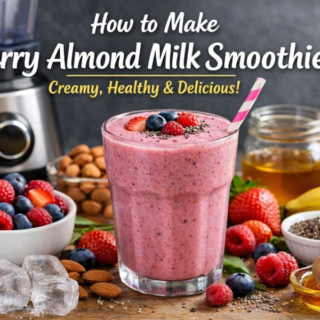 How To Make Berry Almond Milk Smoothie: A Powerful, Joyful & Nourishing Blend 🍓🥛 14 berry almond milk smoothie
