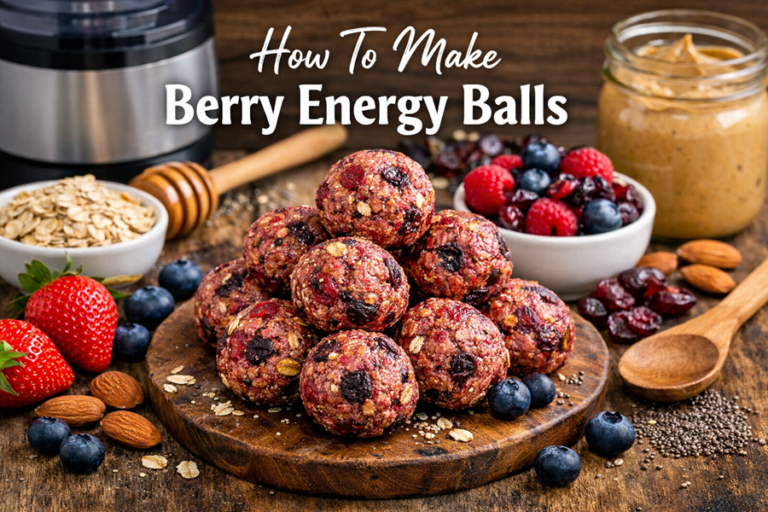 🍓 How To Make Berry Energy Balls: A Powerful, Feel-Good Snack You’ll ...