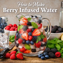 how to make berry infused water