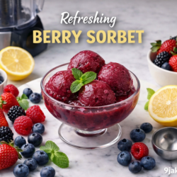 how to make berry sorbet