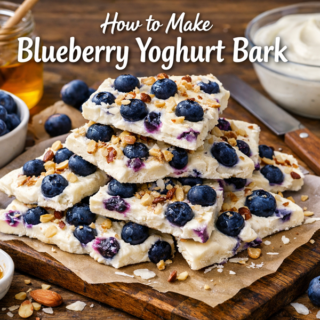blueberry yoghurt bark