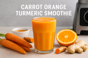 How To Make A Nourishing And Energizing Carrot Orange Turmeric Smoothie 🥕🍊✨