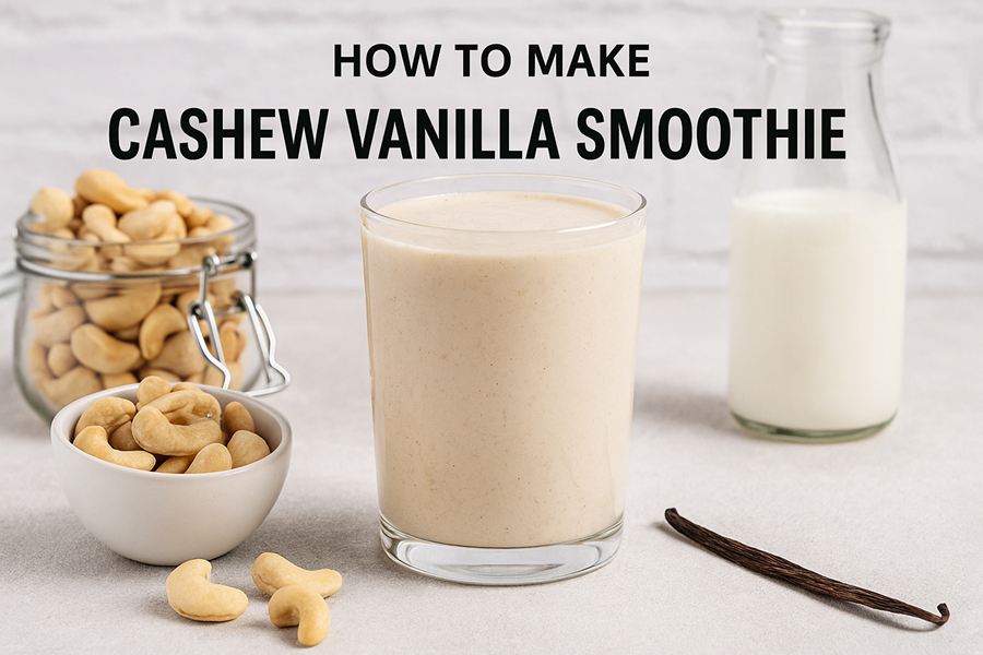 cashew vanilla smoothie