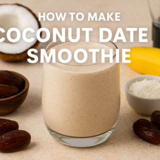 How To Make Coconut Date Smoothie: The Irresistible & Powerful Energising Blend 🥥✨ 4 how to make coconut date smoothie