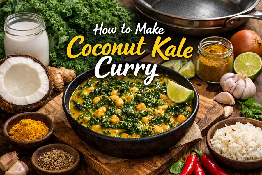 coconut kale curry