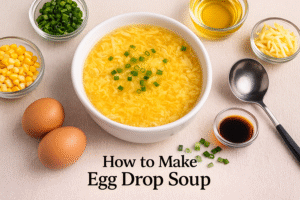 How to Make Egg Drop Soup (Delicious & Powerful Chinese Comfort Recipe)🍜🥚