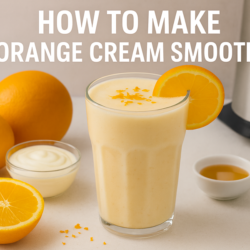 how to make orange cream smoothie