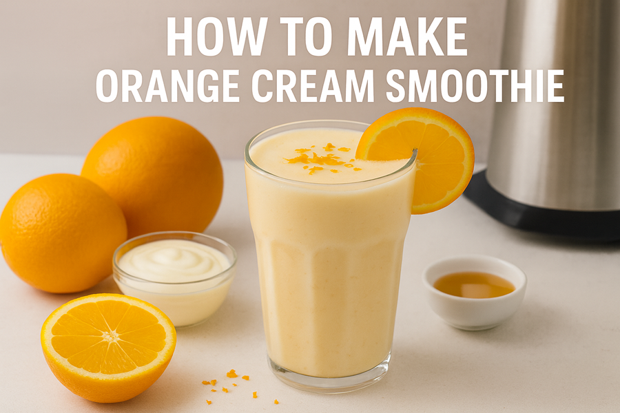 how to make orange cream smoothie