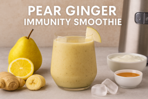 How To Make Achara Soup (Bamboo Shoot Soup): A Powerful, Comforting And Irresistible Nigerian Delight 🍲✨ 5 How To Make Pear Ginger Immunity Smoothie For A Powerful And Energizing Boost🍐✨