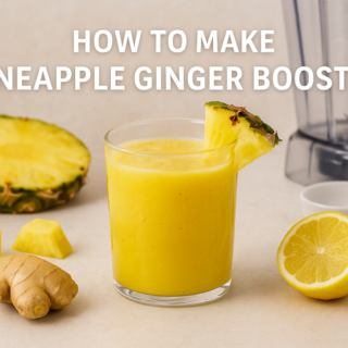 how to make pineapple ginger booster
