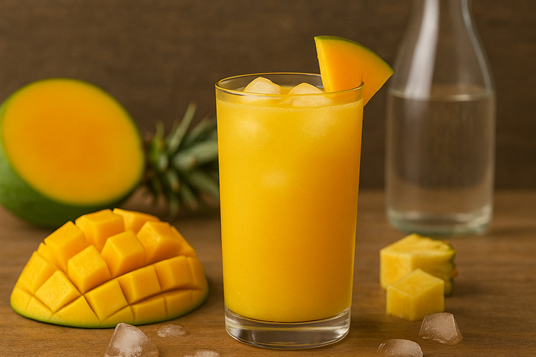 How To Make A Refreshing & Irresistible Mango Pineapple Cooler🍍🥭 (Easy Tropical Drink Recipe) 2 how to make mango pineapple cooler
