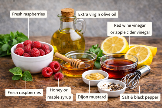 homemade raspberry vinaigrette