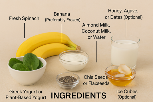 How To Make Spinach Banana Superfood Smoothie For A Delicious, Energizing Boost 🥬✨ 2 banana spinach drink