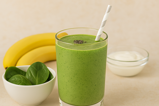 How To Make Spinach Banana Superfood Smoothie For A Delicious, Energizing Boost 🥬✨ 4 banana spinach drink