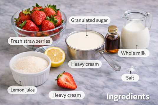 🍓 How To Make Strawberry Ice Cream – A Delightfully Irresistible Power Recipe You’ll Love 2 creamy strawberry ice cream