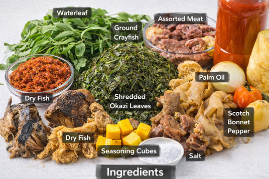 Nigerian okazi soup recipe