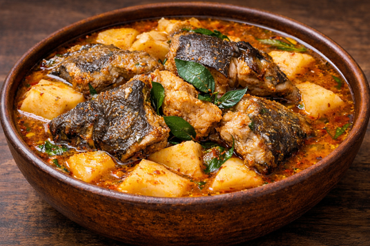 Nigerian Yam Pepper Soup