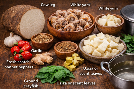 yam and cow leg pepper soup recipe