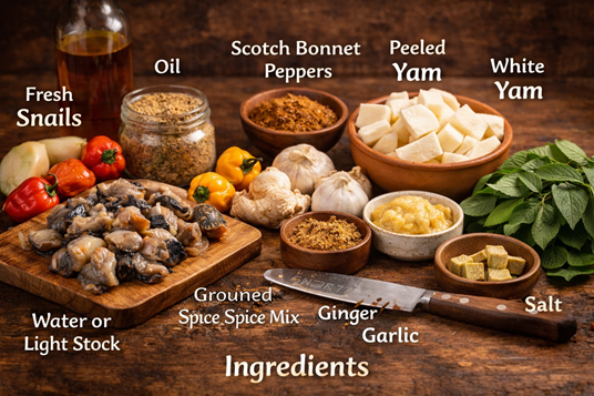 how to cook snail pepper soup