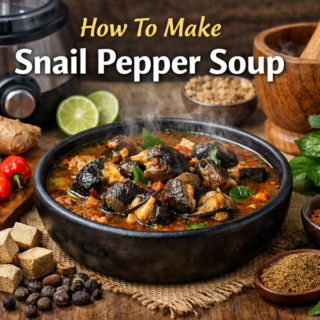 Snail pepper soup