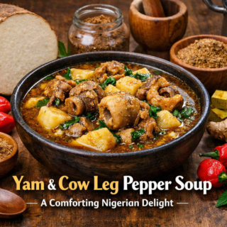 🌟 How To Make Yam And Cow Leg Pepper Soup (A Delicious Power-Packed Nigerian Classic) 15 how to make yam and cow leg pepper soup