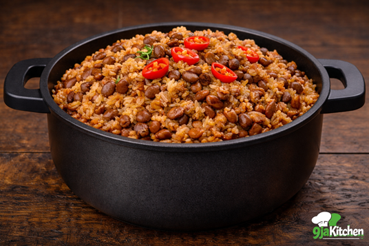 How To Make Delicious Beef-Stock Rice And Beans🍲 4 how to make rice and beans