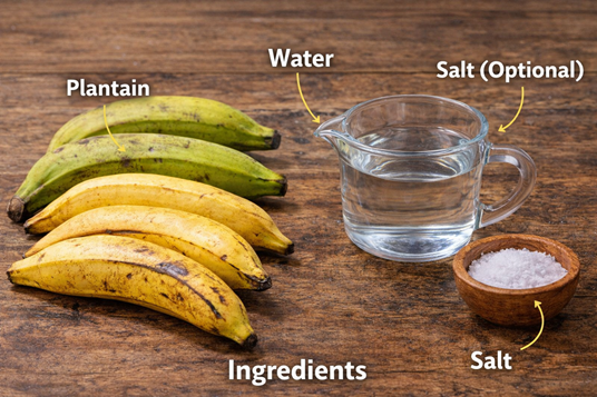 boiled plantain recipe