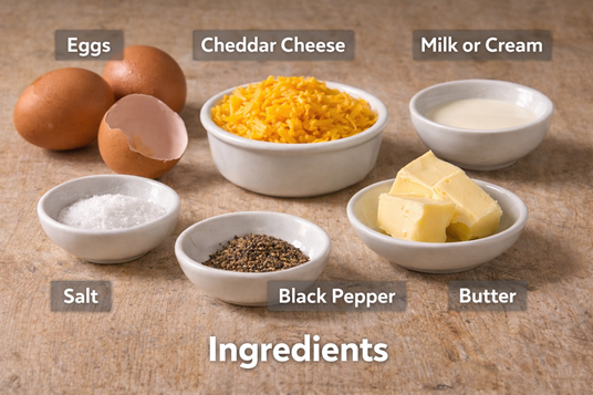 Cheddar Omelette Recipe