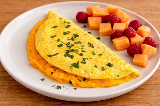 homemade Cheese Omelette