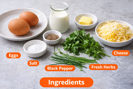 How To Make Cheese And Herb Omelette - Irresistible Breakfast Delight 🍕🧀 2 and healthy omelette recipe.