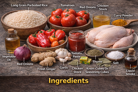 authentic firewood-style jollof rice