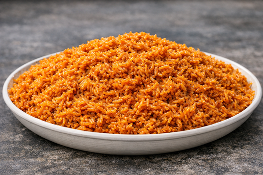 authentic firewood-style jollof rice