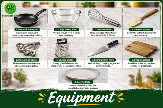 Fluffy Omelette Equipment
