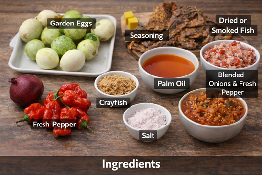 How To Make Garden Egg Sauce