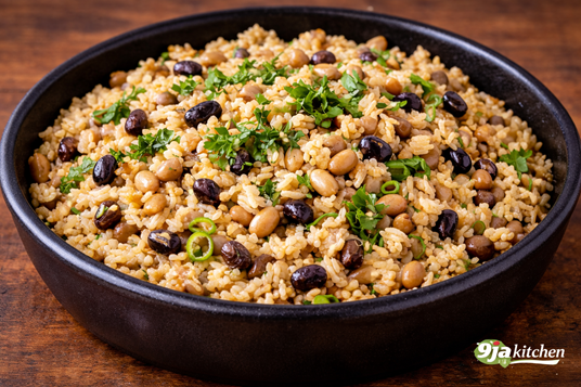 How to make Garlic And Herb Rice And Beans