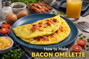 How To Make Bacon Omelette – The Delicious Power Breakfast Recipe🥓🍳