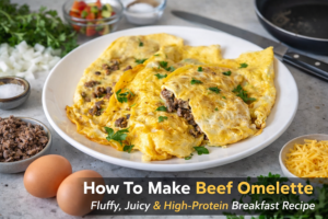 How To Make Beef Omelette – The Delicious Power-Packed Breakfast Recipe🥩🍳