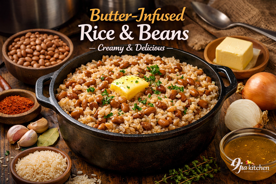 Butter-Infused Rice And Beans