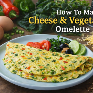 Cheese And Vegetable Omelette