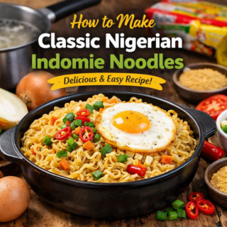 Classic Nigerian Indomie Noodles