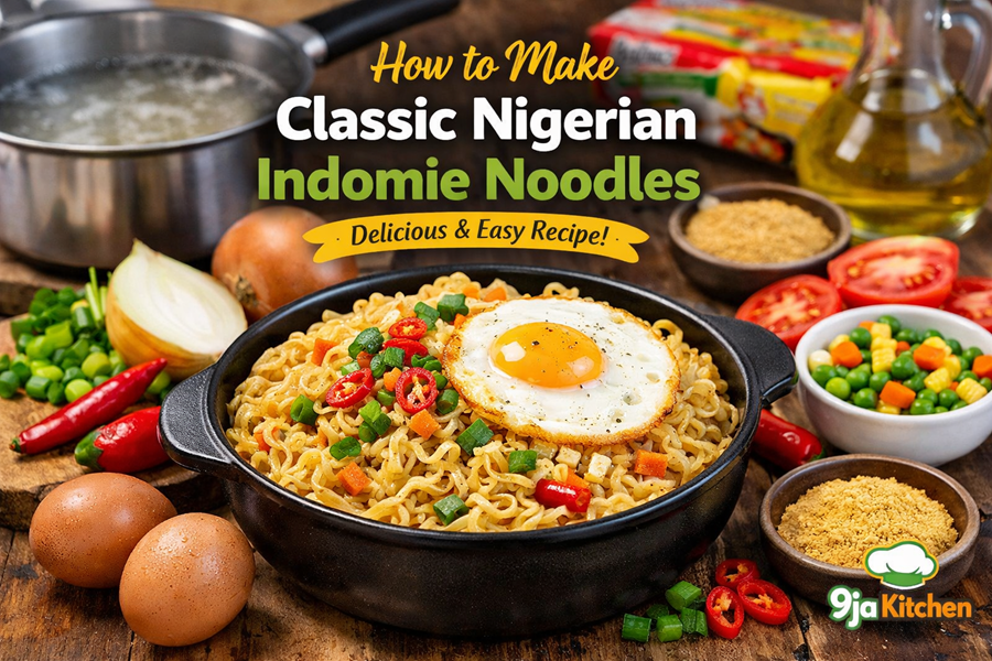 Classic Nigerian Indomie Noodles