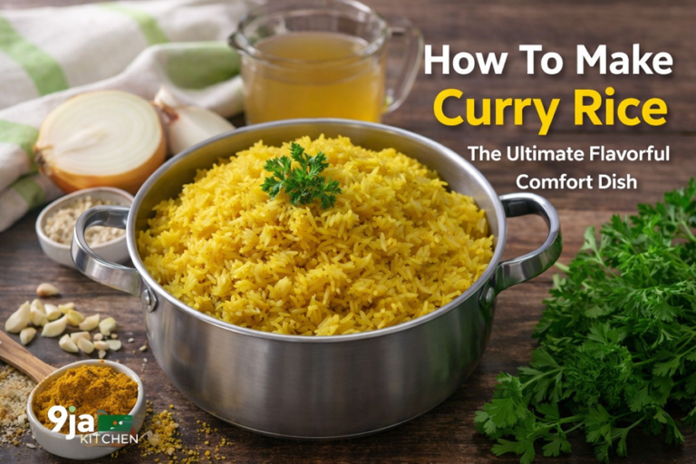 How To Make Curry Rice – The Irresistible Comfort Dish🍛 - 9jakitchen ...