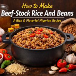 Beef-Stock Rice And Beans