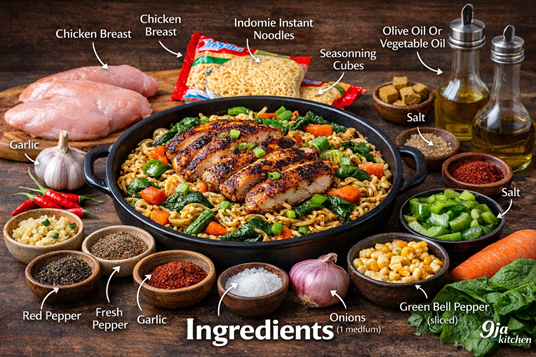 Nigerian high-protein noodles recipe