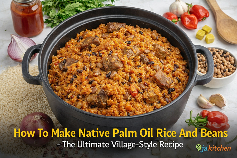 Native Palm Oil Rice And Beans