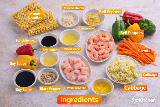 Easy Nigerian Noodles Recipe