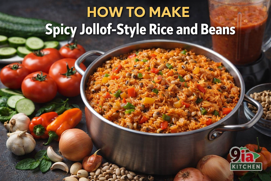 Spicy Jollof-Style Rice And Beans